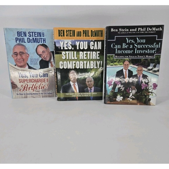 Other - Ben Stein Phil DeMuth Investing Retirement Hardcover Books Lot 3 New 1st Edition